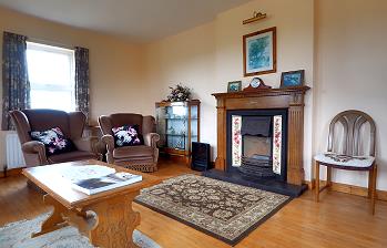 Traditional Sitting Room with open fire place